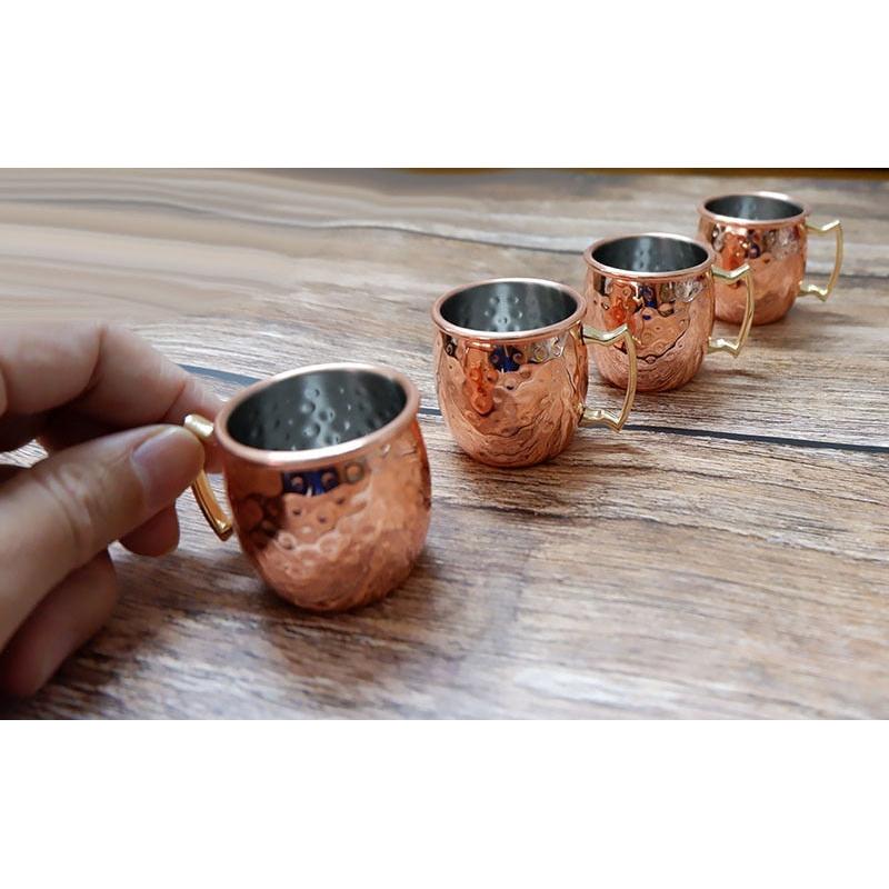 Stainless Steel Espresso Mugs Set of 4 - 60ml by HitMyNeed