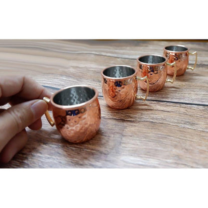 Stainless Steel Espresso Mugs Set of 4 - 60ml by HitMyNeed