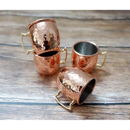 Stainless Steel Espresso Mugs Set of 4 - 60ml by HitMyNeed