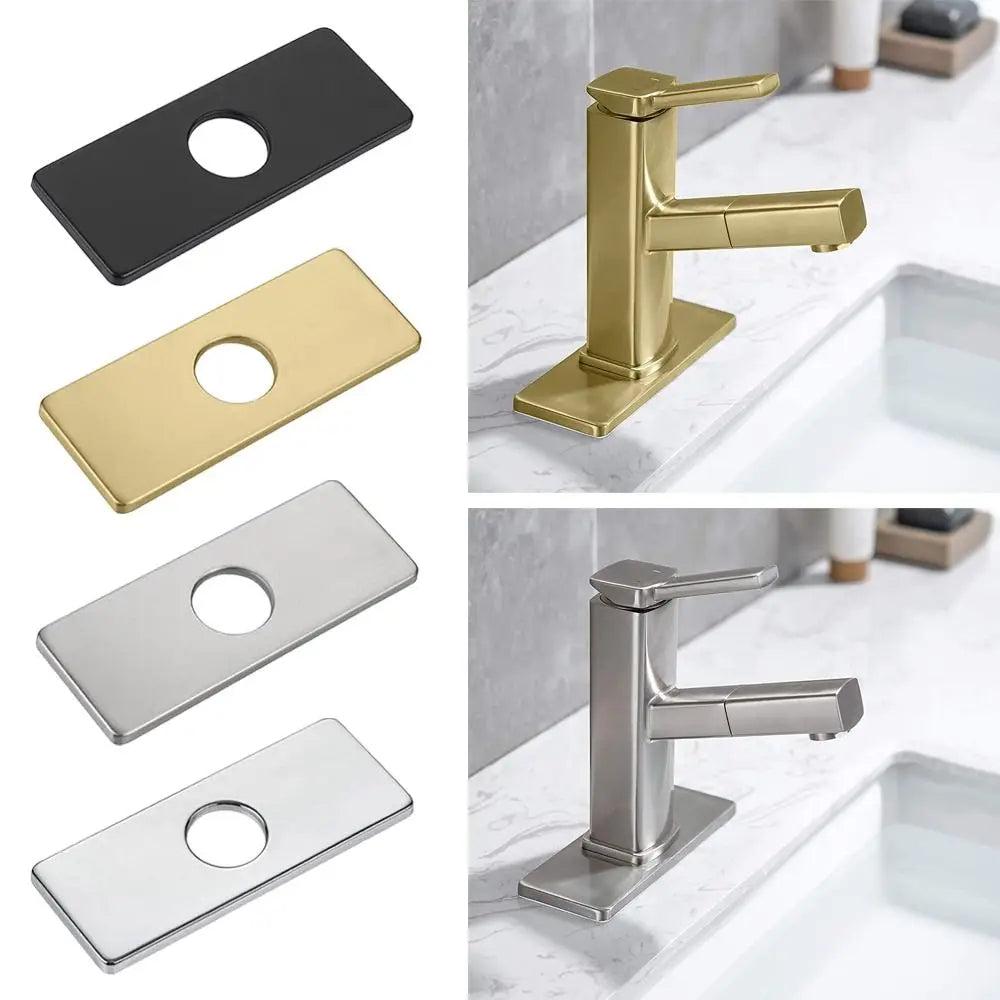 Stainless Steel Faucet Hole Cover Plate by HitMyNeed