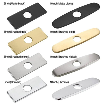 Stainless Steel Faucet Hole Cover Plate by HitMyNeed