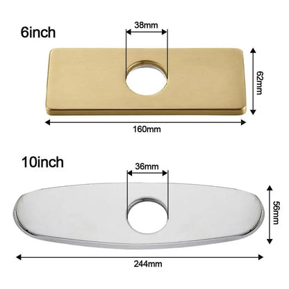 Stainless Steel Faucet Hole Cover Plate by HitMyNeed