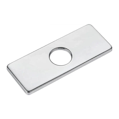 Stainless Steel Faucet Hole Cover Plate 6inch-chrome by HitMyNeed