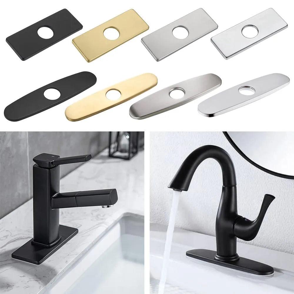 Stainless Steel Faucet Hole Cover Plate by HitMyNeed