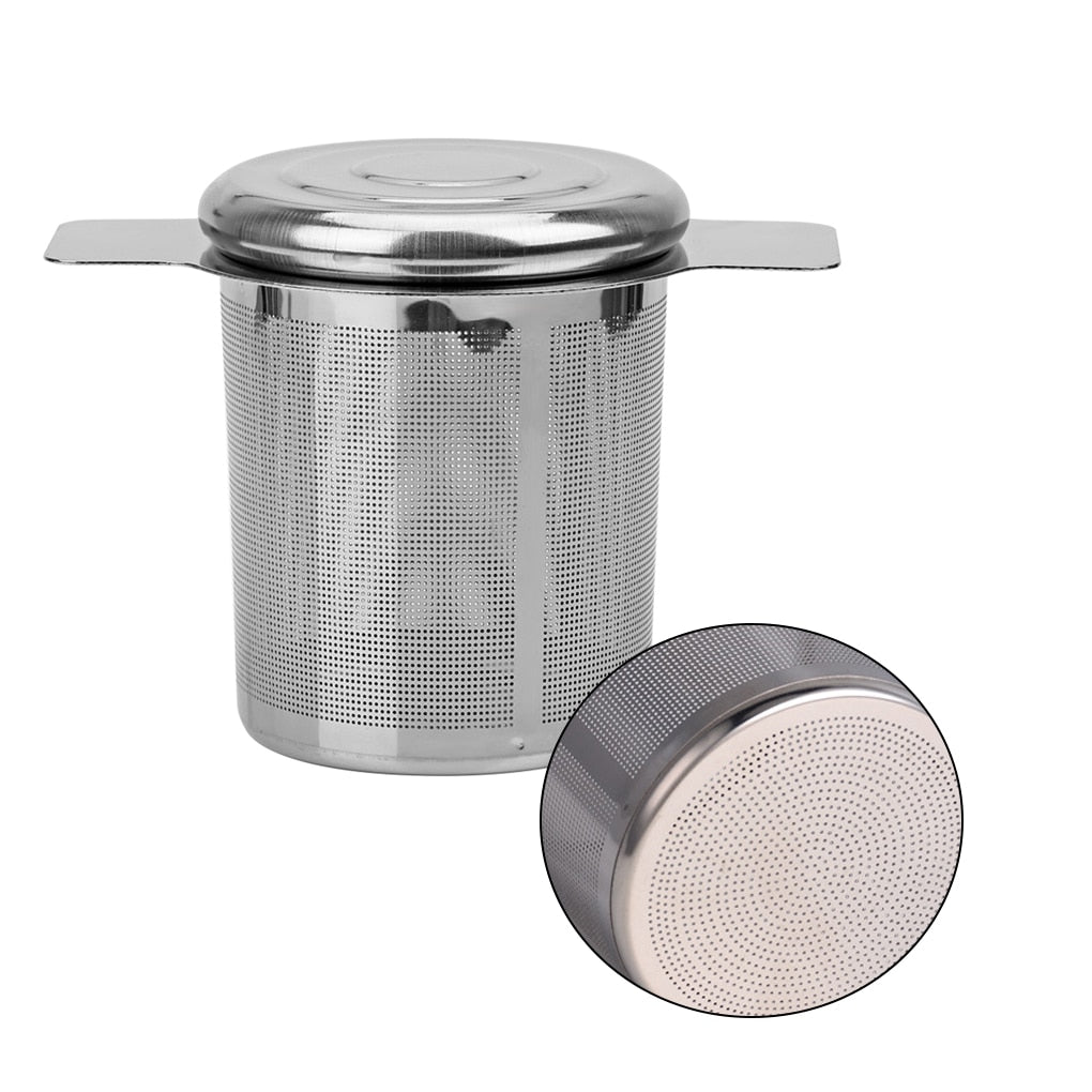 Stainless Steel Fine Mesh Tea Infuser with Lid by HitMyNeed
