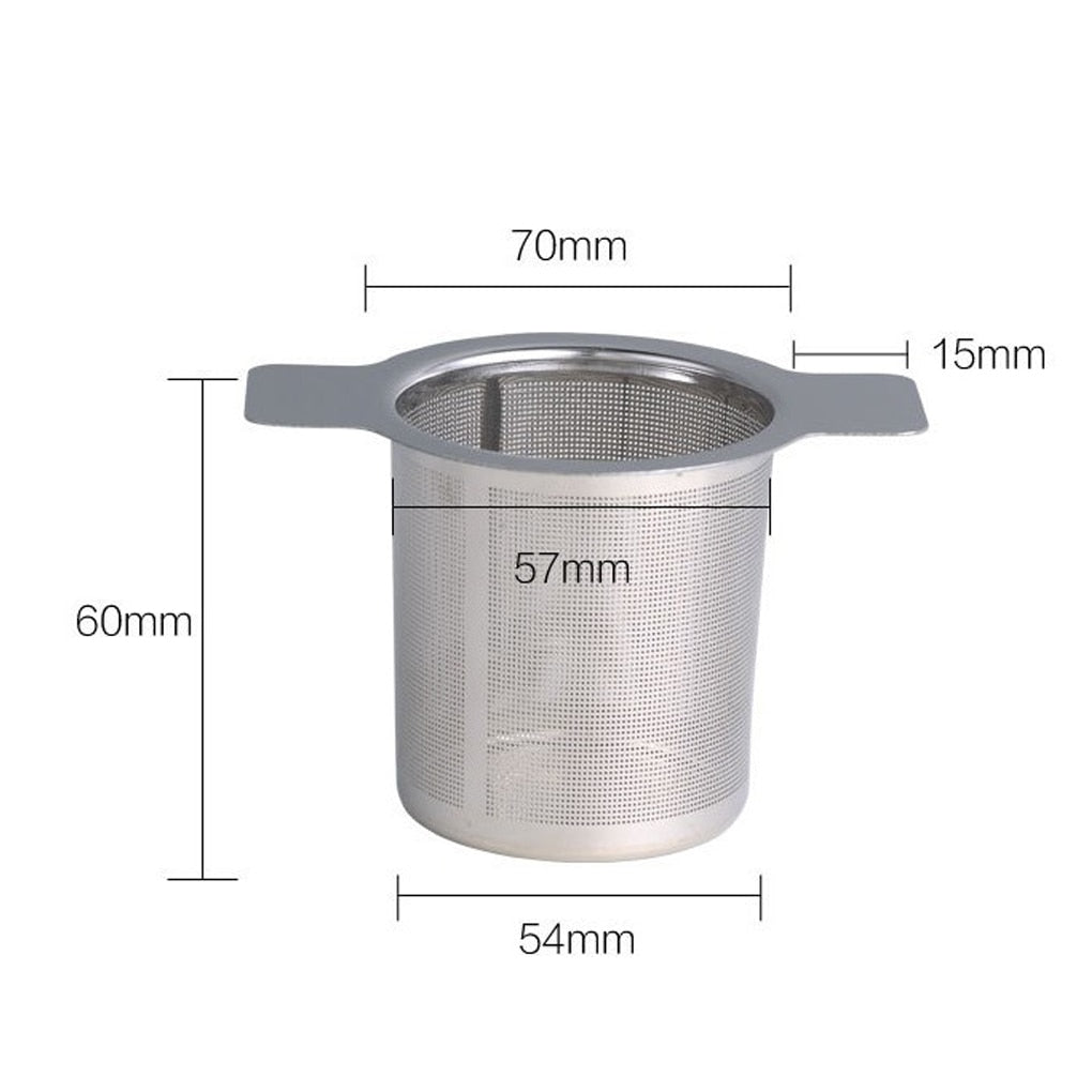 Stainless Steel Fine Mesh Tea Infuser with Lid by HitMyNeed