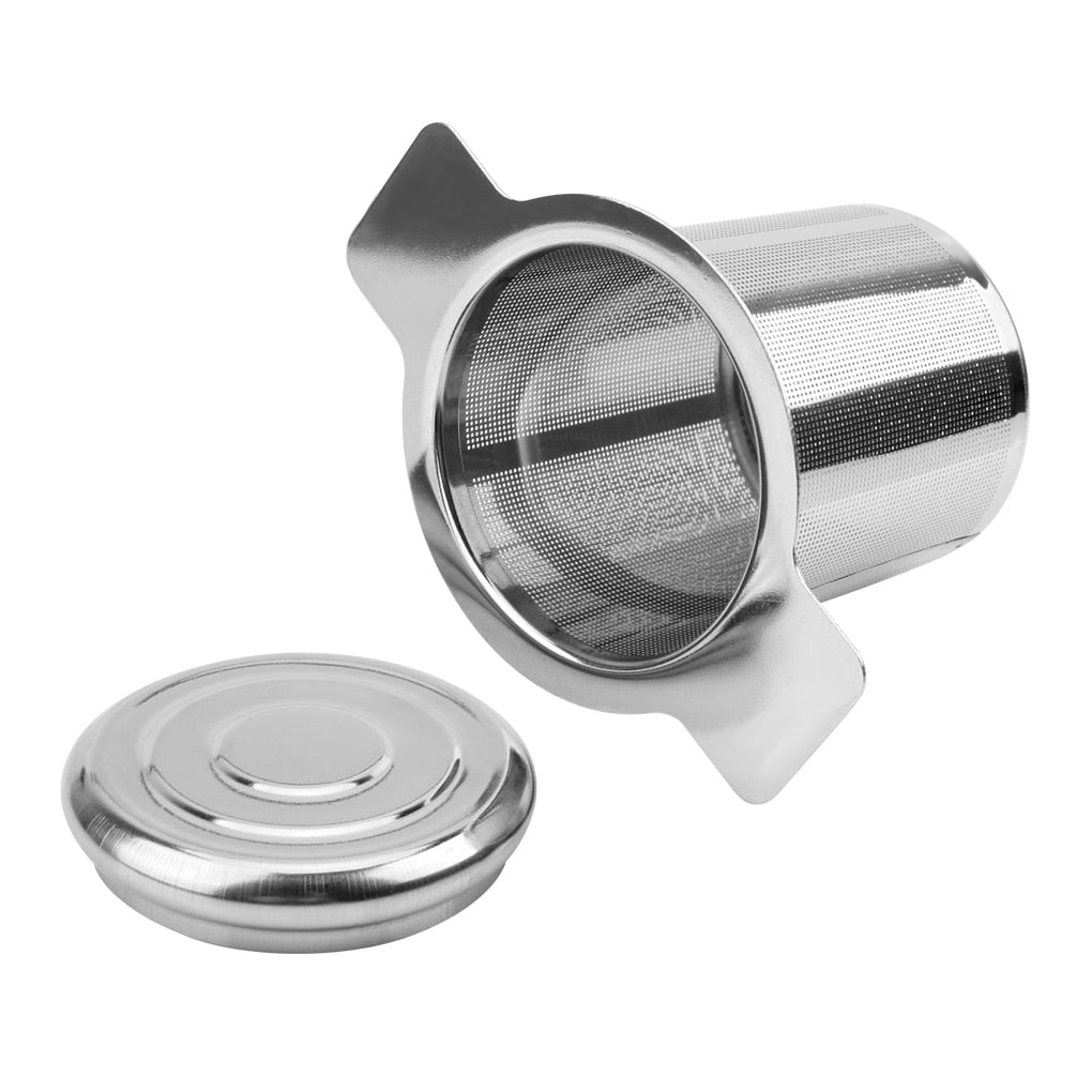Stainless Steel Fine Mesh Tea Infuser with Lid by HitMyNeed