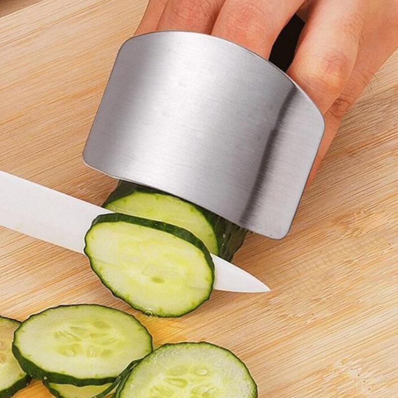 Stainless Steel Finger Guard for Safe Chopping by HitMyNeed