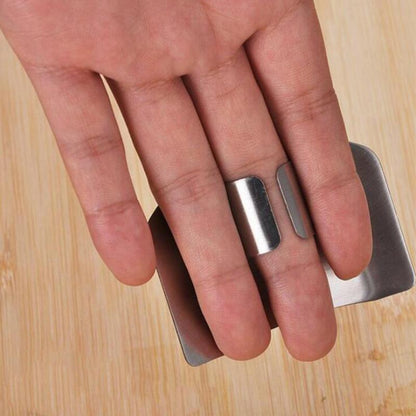 Stainless Steel Finger Guard for Safe Chopping by HitMyNeed