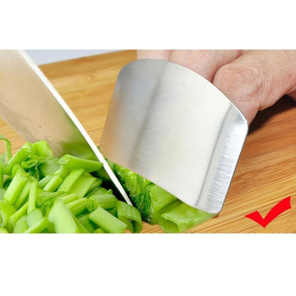Stainless Steel Finger Guard for Safe Food Chopping by HitMyNeed