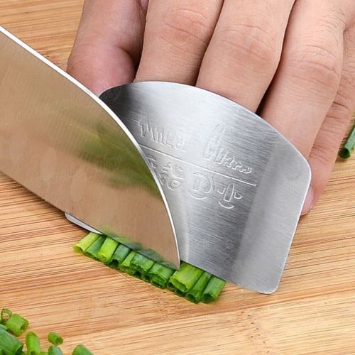 Stainless Steel Finger Knife Guard for Safe Slicing by HitMyNeed