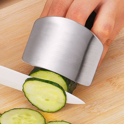Stainless Steel Finger Knife Guard for Safe Slicing by HitMyNeed