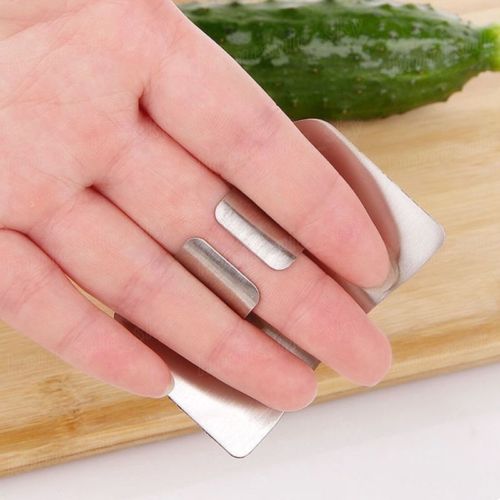 Stainless Steel Finger Knife Guard for Safe Slicing by HitMyNeed
