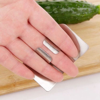 Stainless Steel Finger Knife Guard for Safe Slicing by HitMyNeed