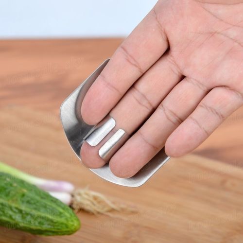 Stainless Steel Finger Knife Guard for Safe Slicing by HitMyNeed