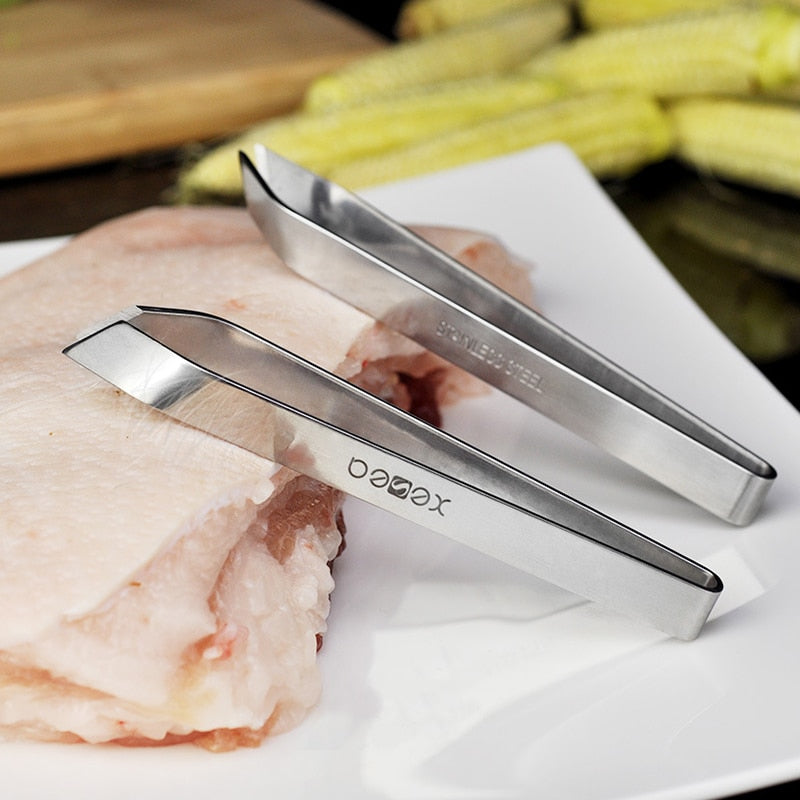Stainless Steel Fish Bone Tweezers 12cm by HitMyNeed