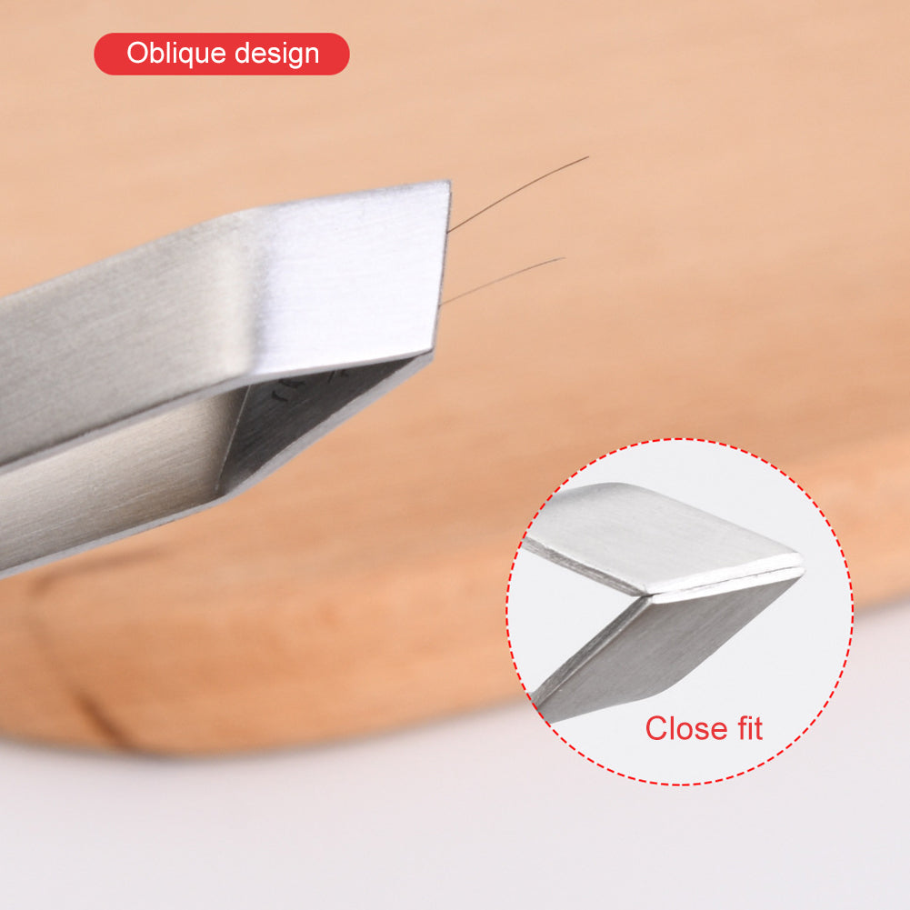 Stainless Steel Fish Bone Tweezers Set (3 pcs) by HitMyNeed