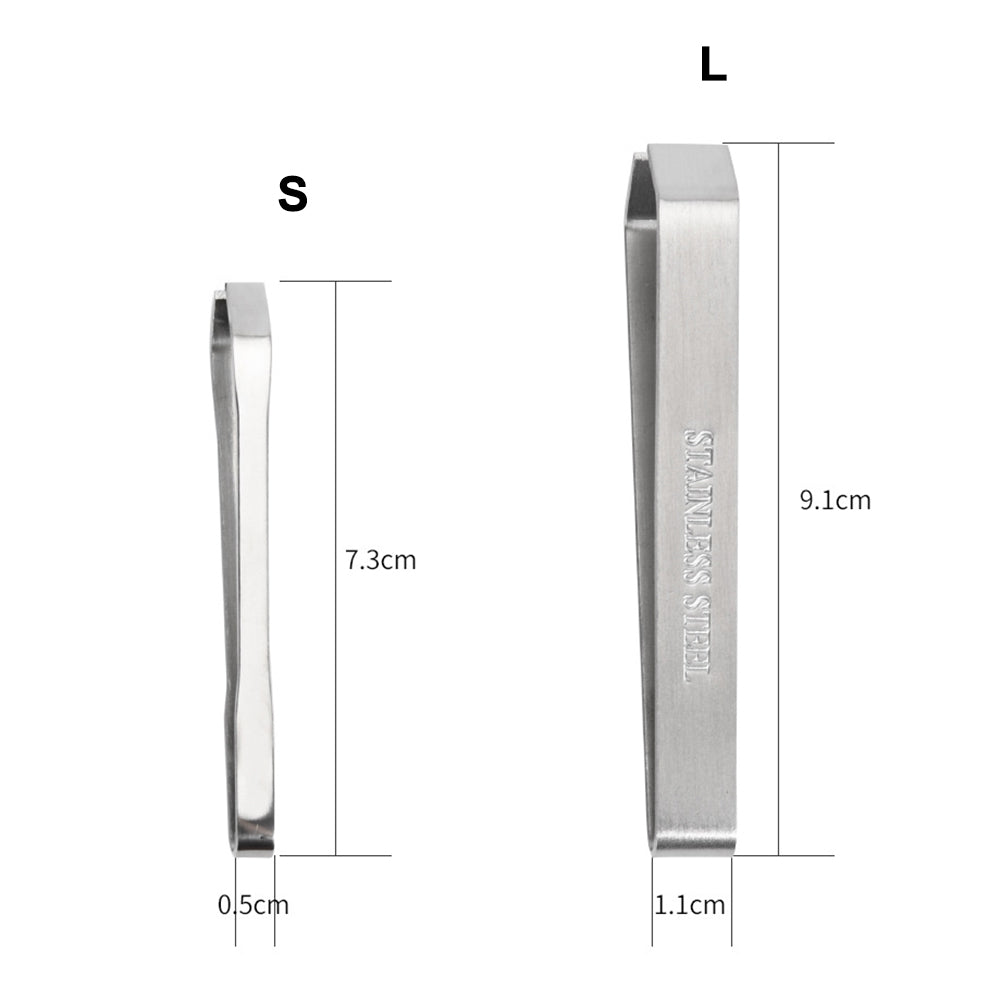 Stainless Steel Fish Bone Tweezers Set (3 pcs) by HitMyNeed