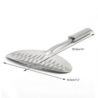 Stainless Steel Fish Spatula with Non-Slip Handle by HitMyNeed