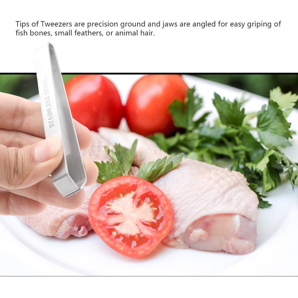 Stainless Steel Fishbone Tweezers Bone Remover by HitMyNeed
