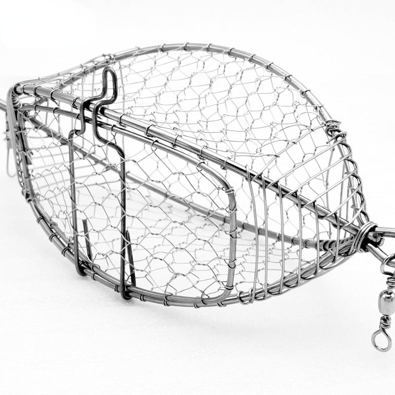 Stainless Steel Fishing Bait Cage for Secure Baiting by HitMyNeed