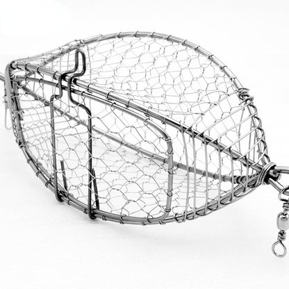 Stainless Steel Fishing Bait Cage for Secure Baiting by HitMyNeed