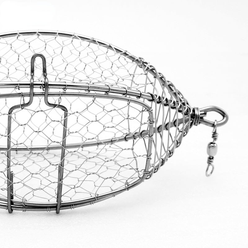 Stainless Steel Fishing Bait Cage for Secure Baiting by HitMyNeed