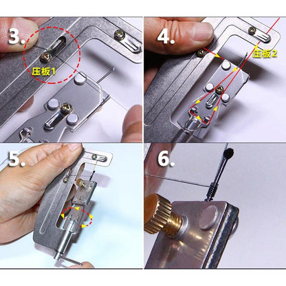 Stainless Steel Fishing Knot Tying Tool 11cm by HitMyNeed