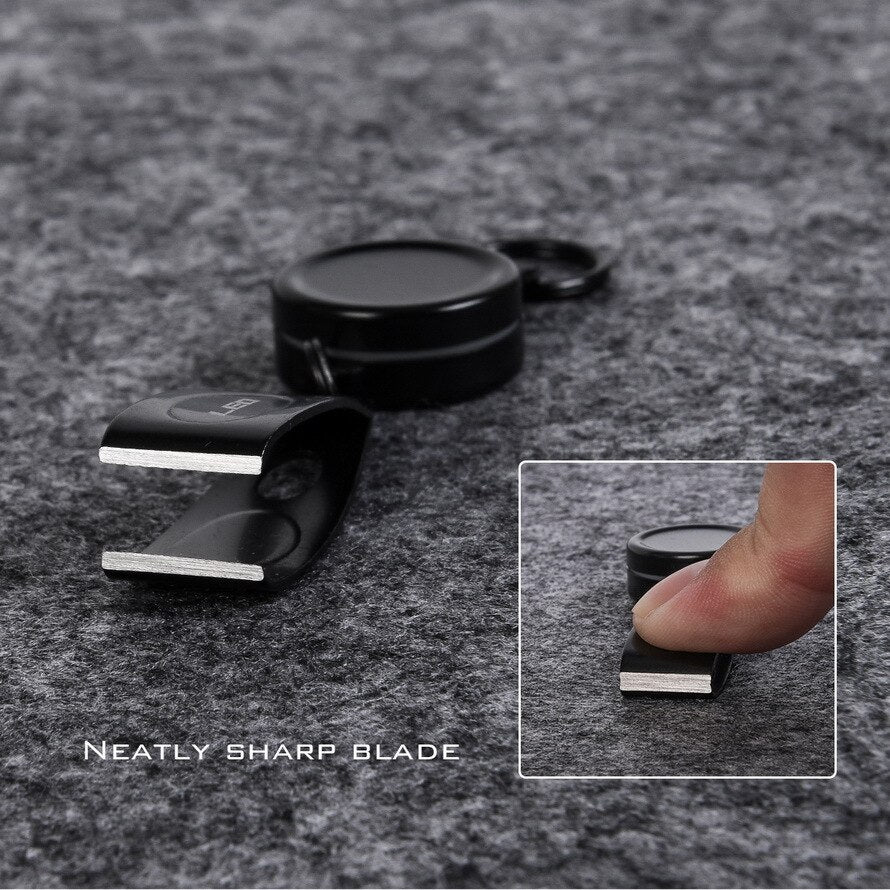Stainless Steel Fishing Line Cutter with Retractable Cord by HitMyNeed
