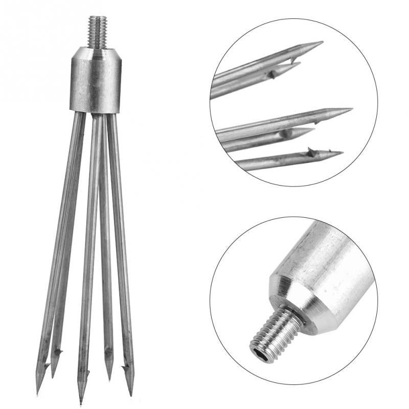 Stainless Steel Fishing Spear Head 8mm Thread by HitMyNeed