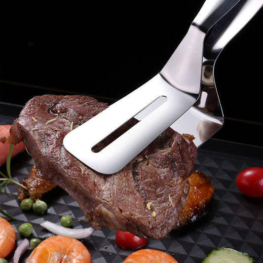 Stainless Steel Flipping and Frying Tongs by HitMyNeed