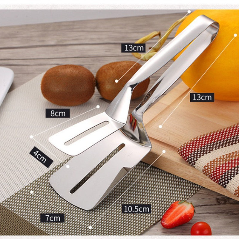 Stainless Steel Flipping and Frying Tongs by HitMyNeed