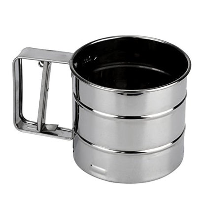 Stainless Steel Flour Sifter with Handle by HitMyNeed