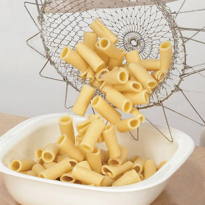 Stainless Steel Foldable Mesh Basket Strainer by HitMyNeed