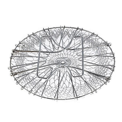 Stainless Steel Foldable Mesh Basket Strainer by HitMyNeed