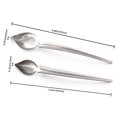 Stainless Steel Folded Food Decorating Spoon by HitMyNeed
