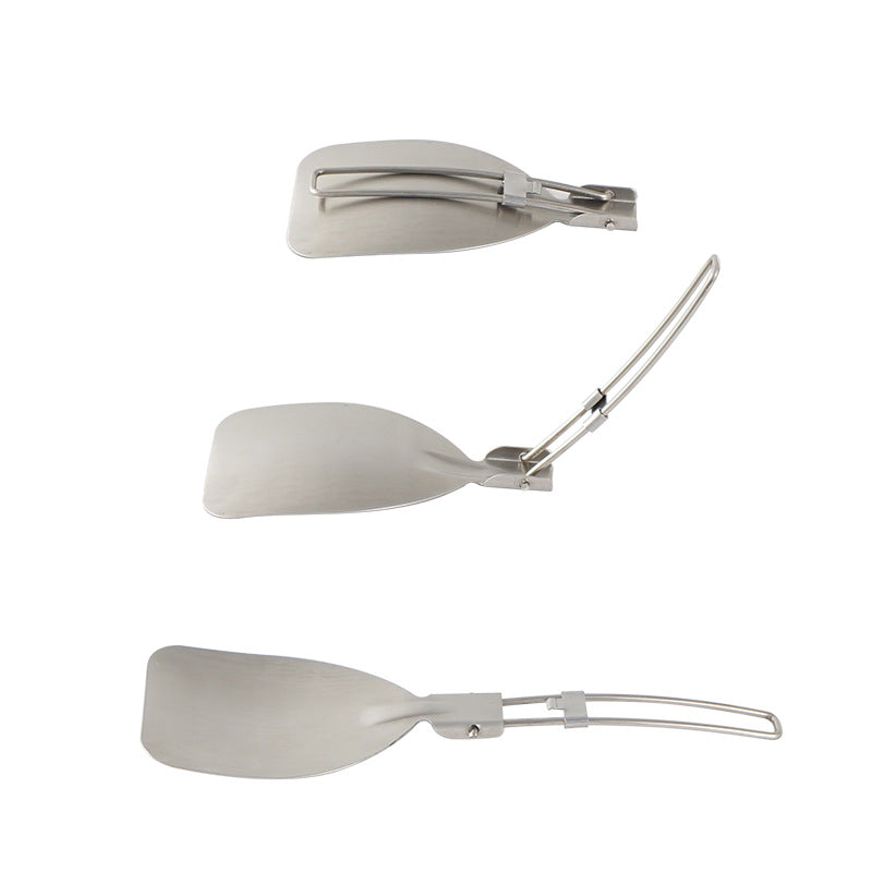 Stainless Steel Folding Camping Spatula by HitMyNeed