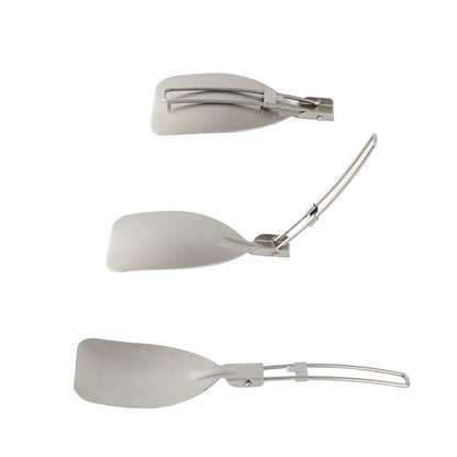 Stainless Steel Folding Camping Spatula by HitMyNeed