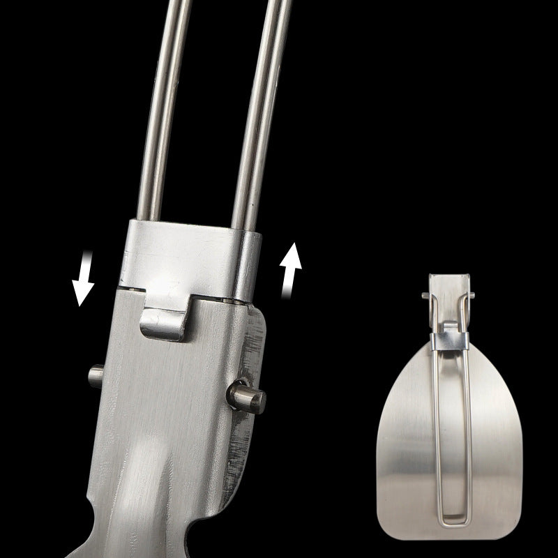 Stainless Steel Folding Camping Spatula by HitMyNeed