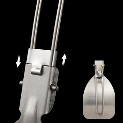 Stainless Steel Folding Camping Spatula by HitMyNeed