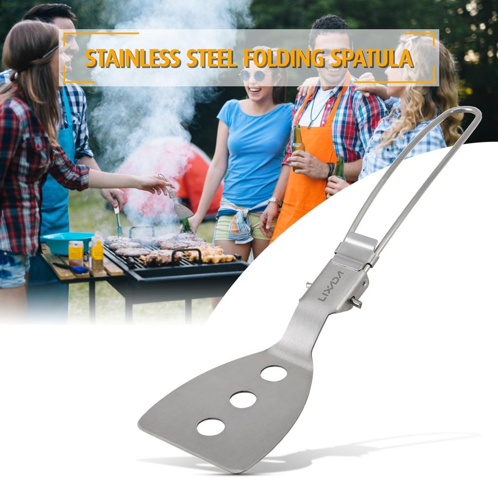 Stainless Steel Folding Grill Spatula by HitMyNeed
