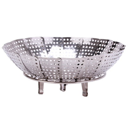 Stainless Steel Folding Steamer Basket 21cm by HitMyNeed