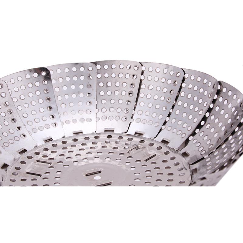 Stainless Steel Folding Steamer Basket 21cm by HitMyNeed