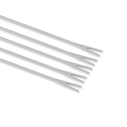 Stainless Steel Fondue Fork with Wooden Handle by HitMyNeed