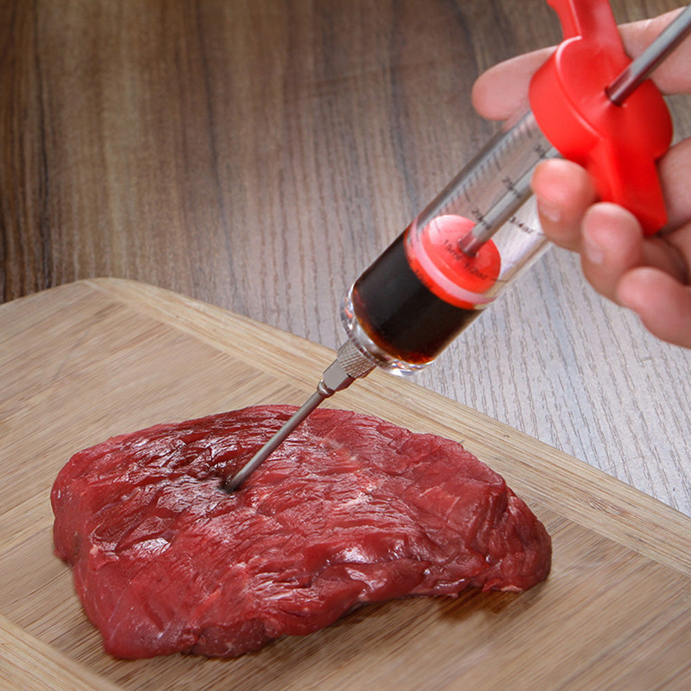 Stainless Steel Food Injector Marinade Syringe by HitMyNeed