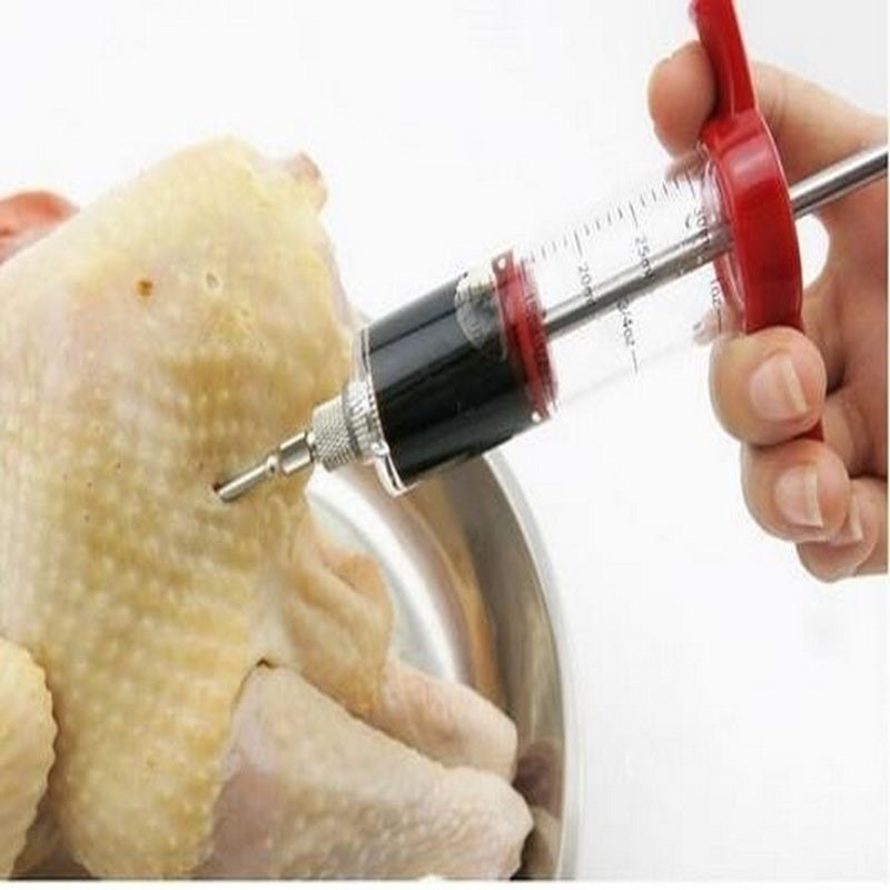 Stainless Steel Food Injector Marinade Syringe by HitMyNeed