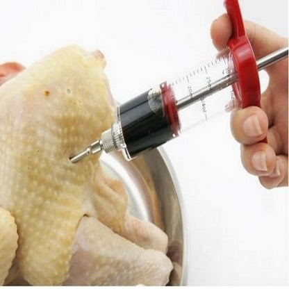 Stainless Steel Food Injector Marinade Syringe by HitMyNeed