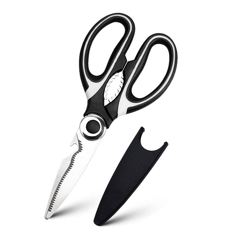 Stainless Steel Food Scissors Kitchen Shears by HitMyNeed