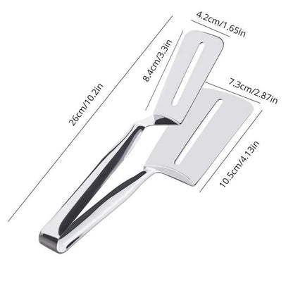 Stainless Steel Food Tongs for Grill, Frying & Baking by HitMyNeed
