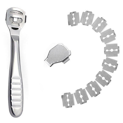 Stainless Steel Foot Callus Shaver with 10 Blades by HitMyNeed